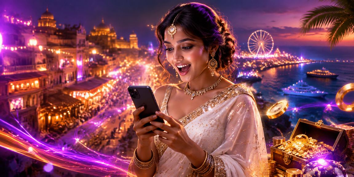 Lottery player browsing results on mobile device in Lucknow